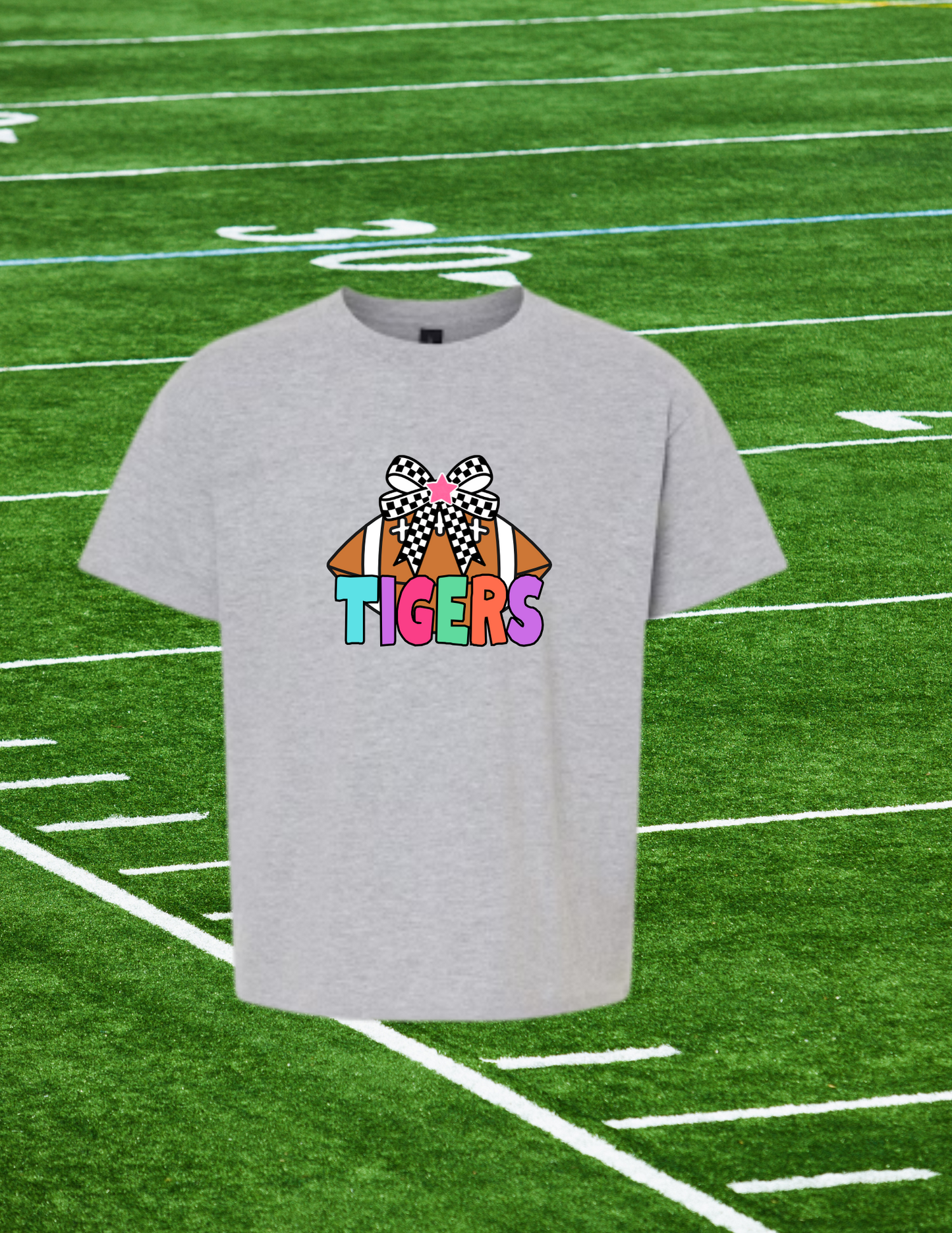 π Color Pop Tigers Cheer Tee β Fun, Bold & Game Day Ready