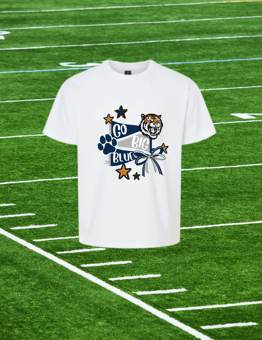 ⭐ Go Big Blue Tigers Tee – Spirit, Pride & Game Day Energy