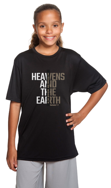 Genesis 1:1 "Heavens and the Earth" Scripture Tee
