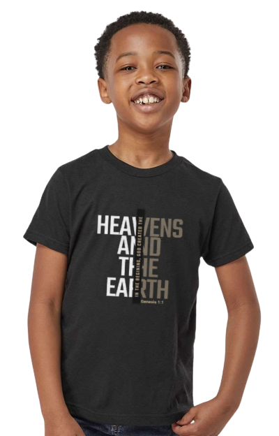 Genesis 1:1 "Heavens and the Earth" Scripture Tee