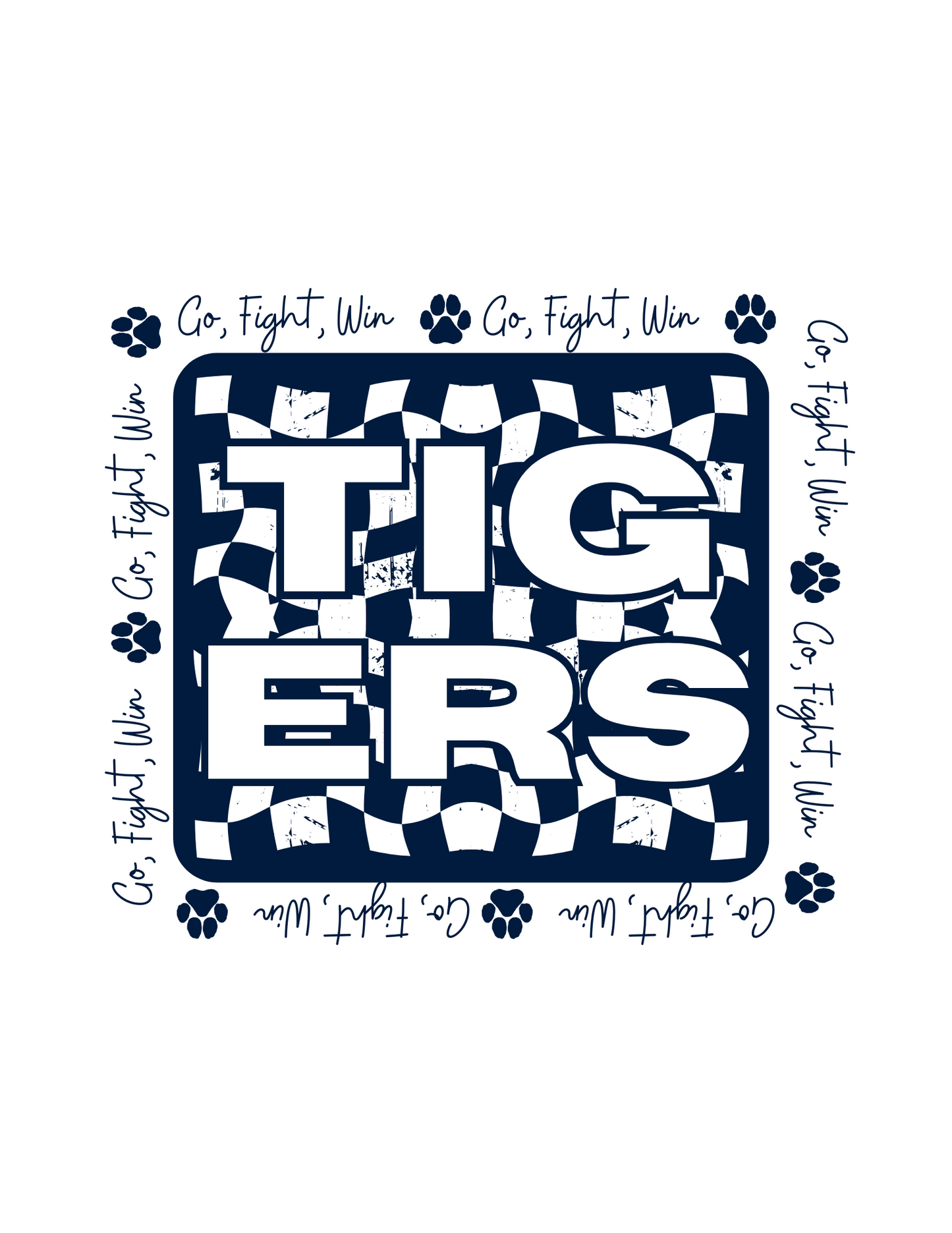 Go. Fight. Win. Tigers Spirit Tee – Bold Game Day Energy