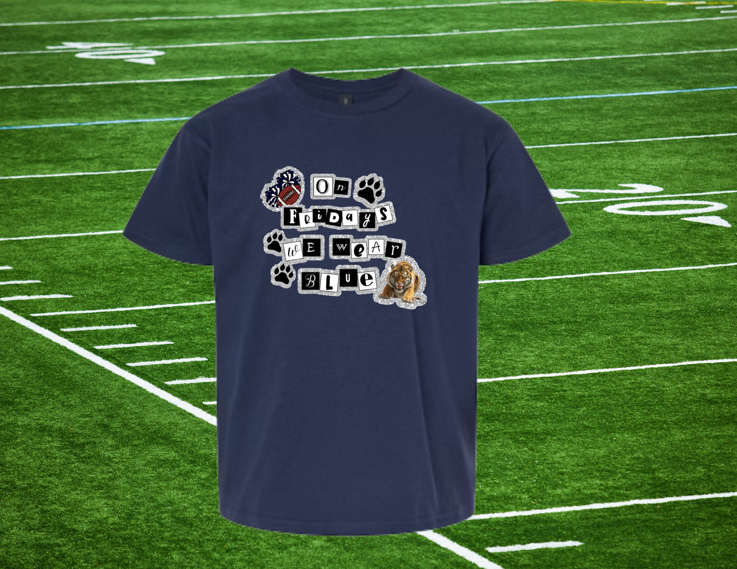 💙 “On Fridays We Wear Blue” Tigers Spirit Tee – Friday Night Lights Essential