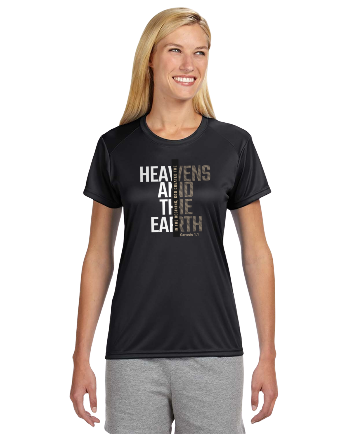 Genesis 1:1 "Heavens and the Earth" Scripture Tee