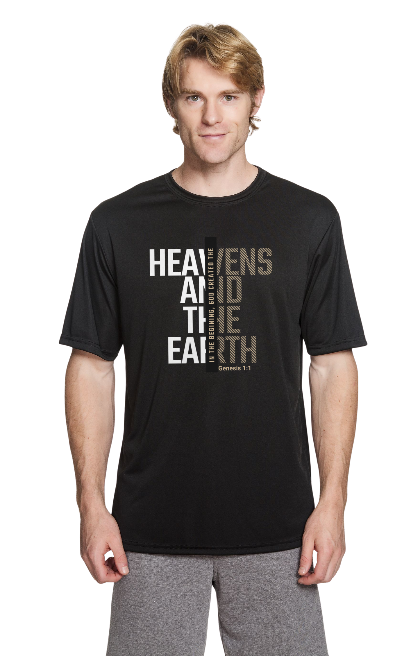 Genesis 1:1 "Heavens and the Earth" Scripture Tee